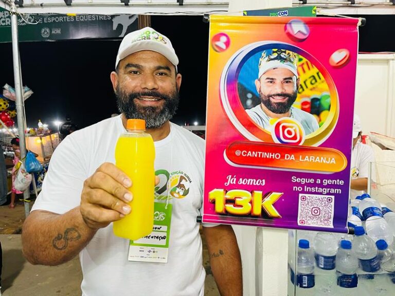 Pelo segundo ano consecutivo, Rei do Suco é sucesso na Expoacre Juruá