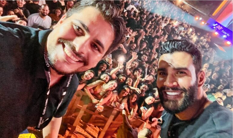 Após vídeo viral, fã acreano recebe ligação de Gusttavo Lima e é chamado ao palco durante show em Fortaleza