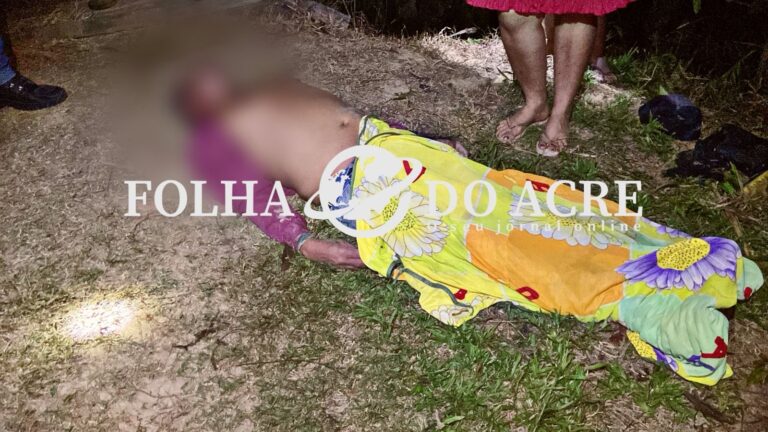 Caseiro de chácara sofre fraturas nas costelas após cair com moto em córrego na zona rural de Rio Branco