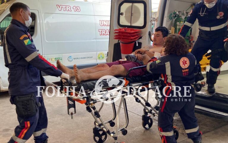 Polícia Militar usa pistola elétrica e bala de borracha para conter homem transtornado em Rio Branco