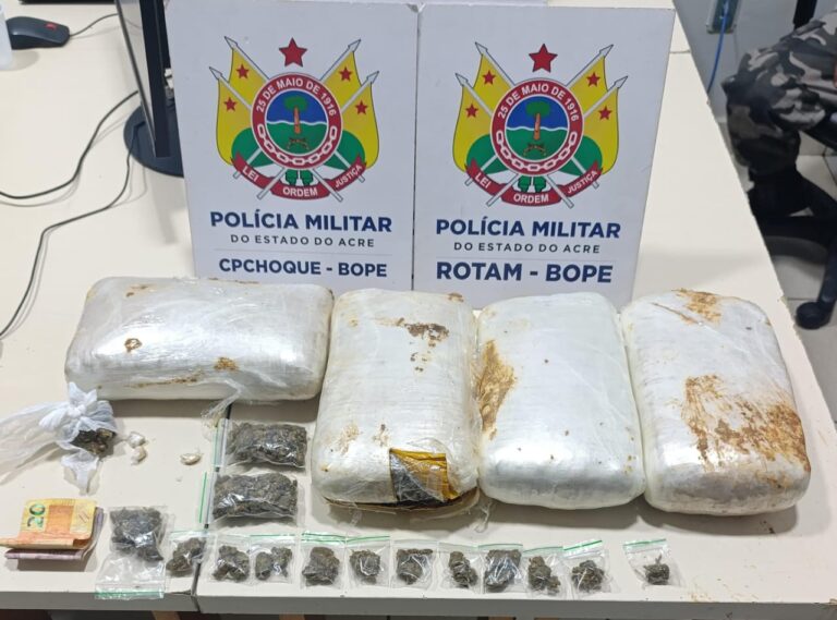 Bope apreende aproximadamente cinco quilos de entorpecentes no universitário