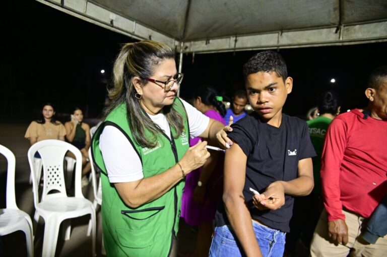 Mais de 4 mil pessoas são vacinadas no Dia D contra o sarampo em todo o Acre