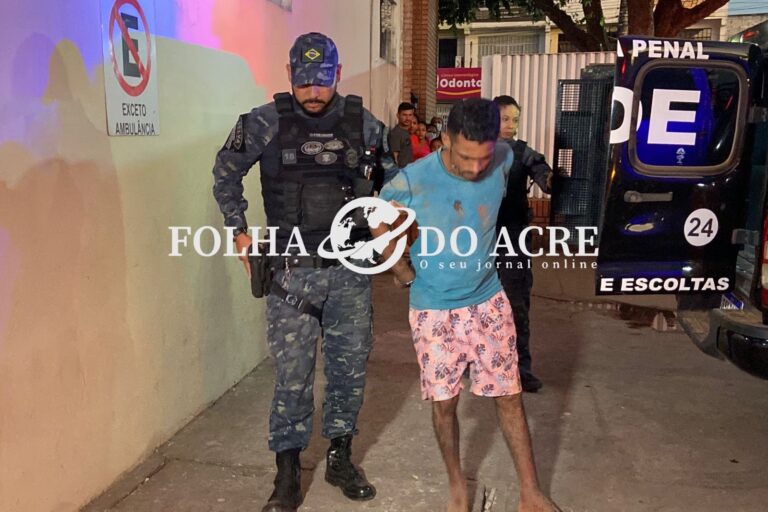 Polícia Penal recaptura mais um foragido do sistema carcerário de Rio Branco