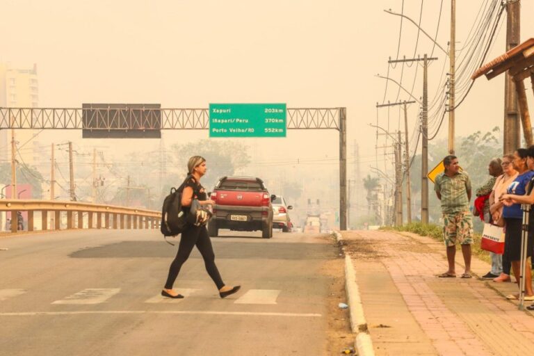 Rio Branco é a 2ª cidade mais poluída do Brasil em meio à seca e queimadas