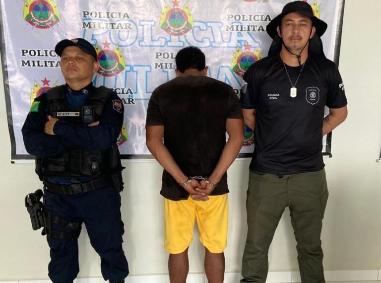 Polícia Civil e Militar prendem homem condenado por furto em Porto Walter