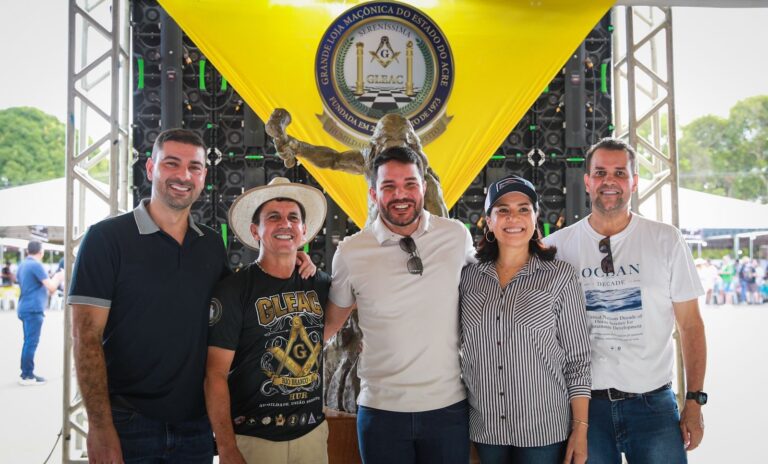 “Essa festa mantém um projeto filantrópico que atende milhares de acreanos”, diz Nicolau ao prestigiar costelaço da Maçonaria