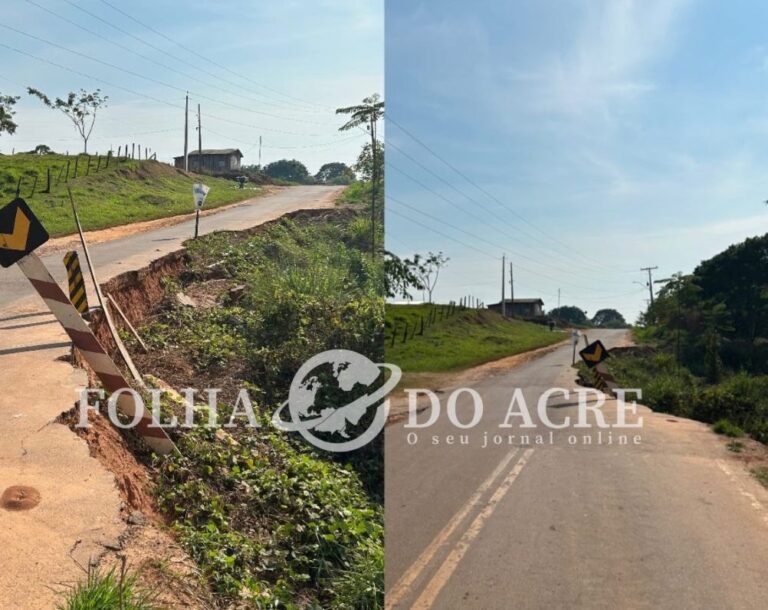 Moradores do Quixadá cobram autoridades pela recuperação urgente de estrada atingida por erosão