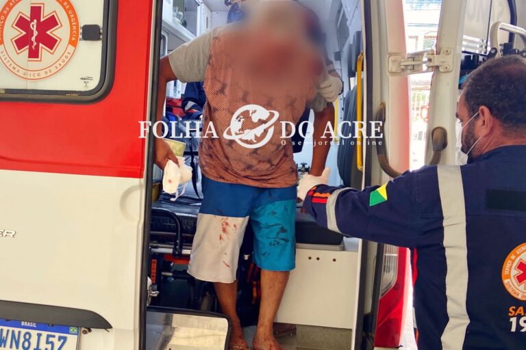 Pai de policial militar é esfaqueado após discussão com enteado no Segundo Distrito de Rio Branco