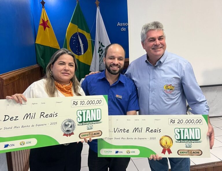 Stand da Sem Fronteiras é eleito o mais bonito da Expoacre 2025 e leva prêmio de R$ 20 mil