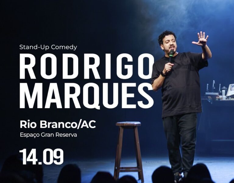 Humorista Rodrigo Marques retorna ao Acre após seis anos para show no Gran Reserva