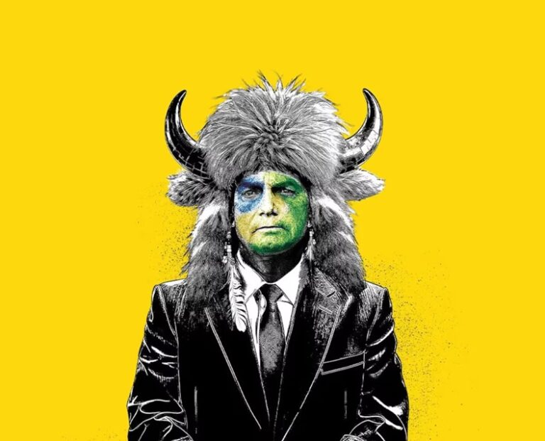 Revista britânica põe na capa Bolsonaro de ‘Viking do Capitólio’