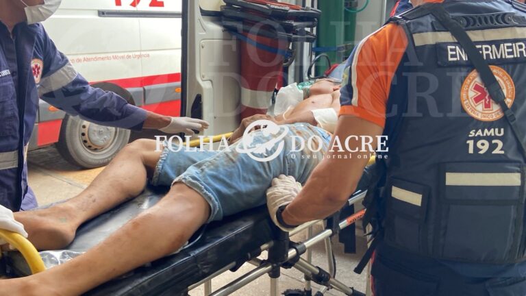 Após discussão, homem tem faca cravada nas costas no bairro Sapolândia, em Rio Branco