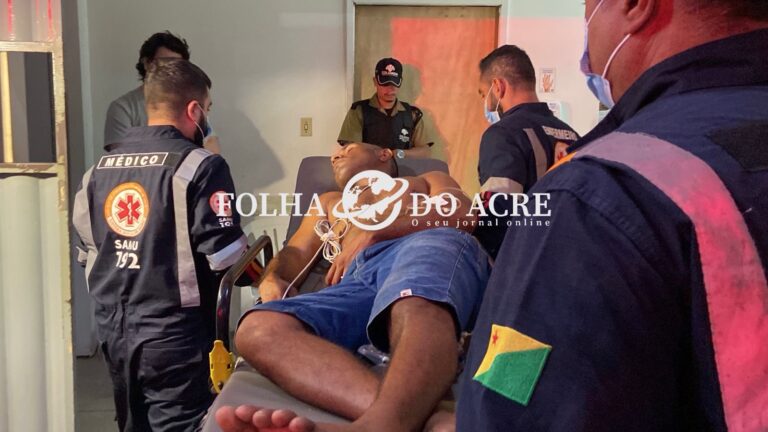 Briga durante bebedeira termina com enteado esfaqueando o próprio padrasto em Rio Branco