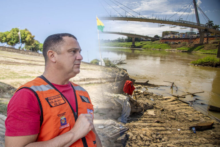 Rio Acre pode ficar abaixo de 1,23 metro e Defesa Civil intensifica monitoramento