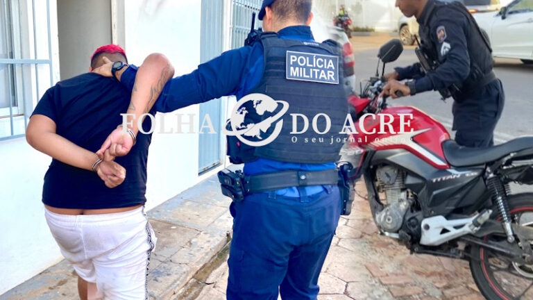 Ação rápida da PM recupera moto roubada em menos de 2 horas e prende suspeito de receptação em Rio Branco