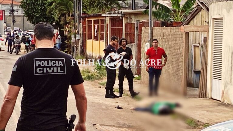 Suspeito de assalto é morto pela PM durante perseguição policial após roubo de moto em Rio Branco