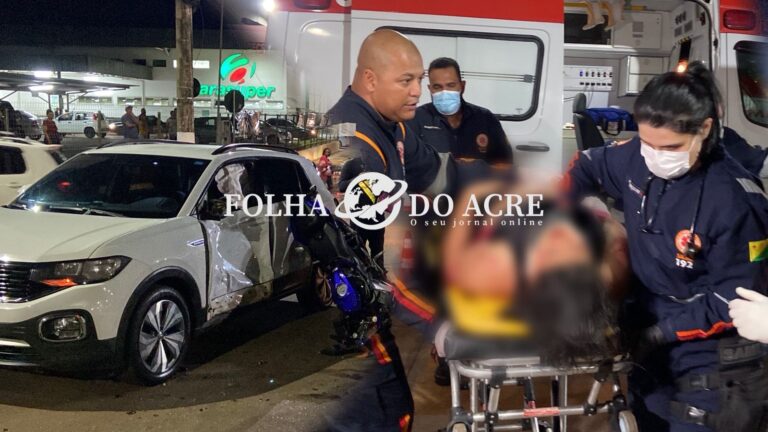 Estudante de fisioterapia fica em estado gravíssimo após sofrer acidente no Segundo Distrito de Rio Branco