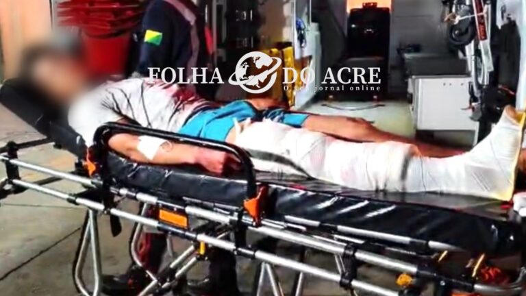 Jovem fica gravemente ferido após ser imprensado por trator na zona rural de Capixaba