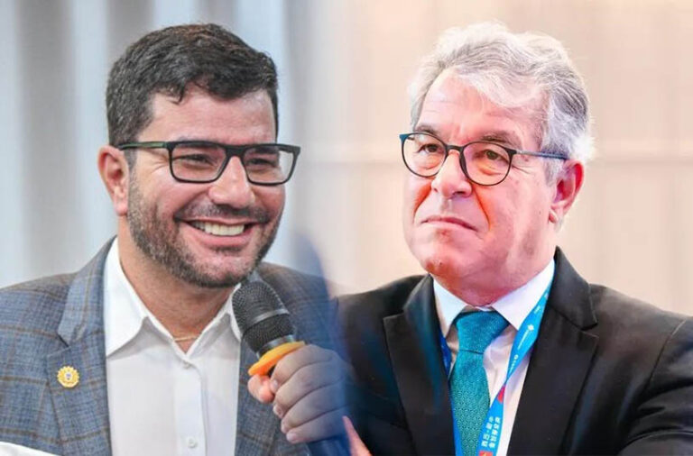 “Lamento pra ele. Ele está abaixo de mim”, diz Gladson ao rebater críticas de Jorge Viana