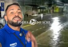 Vendedor da Yamaha fica gravemente ferido após sofrer acidente de moto no bairro Preventório, em Rio Branco