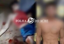 Acusado de esfaquear esposa se entrega á polícia em Tarauacá; suspeito pede proteção para não ser morto por populares
