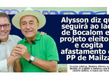 Alysson diz que seguirá ao lado de Bocalom em projeto eleitoral e cogita afastamento do PP de Mailza