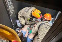 Bombeiros detalham resgate de vítima presa em elevador após falha em Rio Branco