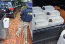 PRF flagra transporte irregular de 240 litros de substâncias tóxicas na BR-317, no Acre