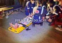Estudante de 11 anos é atropelada por motocicleta após sair de escola no bairro Taquari, em Rio Branco