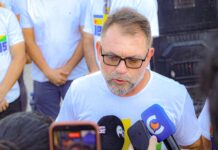 “Movimento importantíssimo”, diz Alysson Bestene durante Marcha pra Jesus
