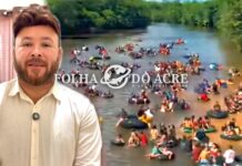 Secretaria de Esportes de Rio Branco promove recreação com primeira descida de boia no Rio Acre com recorde de inscrições